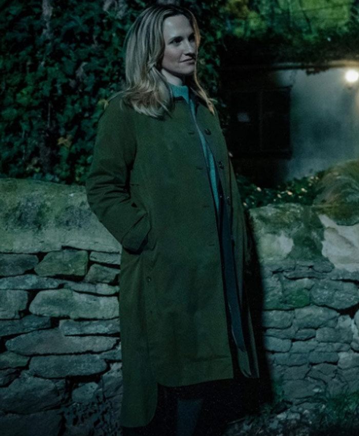 Slow Horses S04 Ruth Bradley Green Cotton Coat