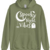 Spooky Night Vibes Green Hoodie