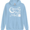 Spooky Night Vibes Light Blue Hoodie
