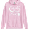 Spooky Night Vibes Pink Hoodie