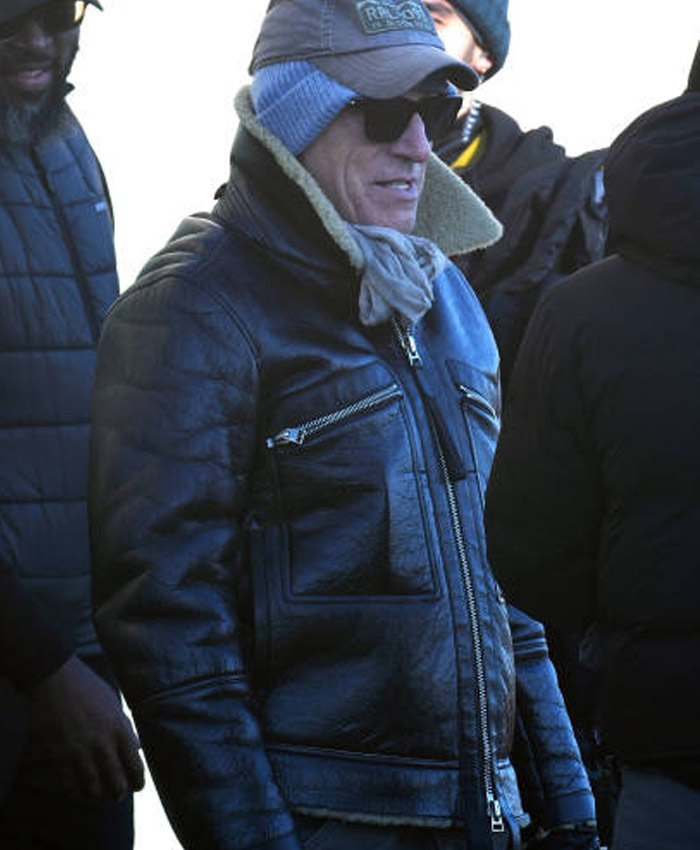 Springsteen Deliver Me from Nowhere Set Bruce Springsteen Black Leather Sherpa Jacket