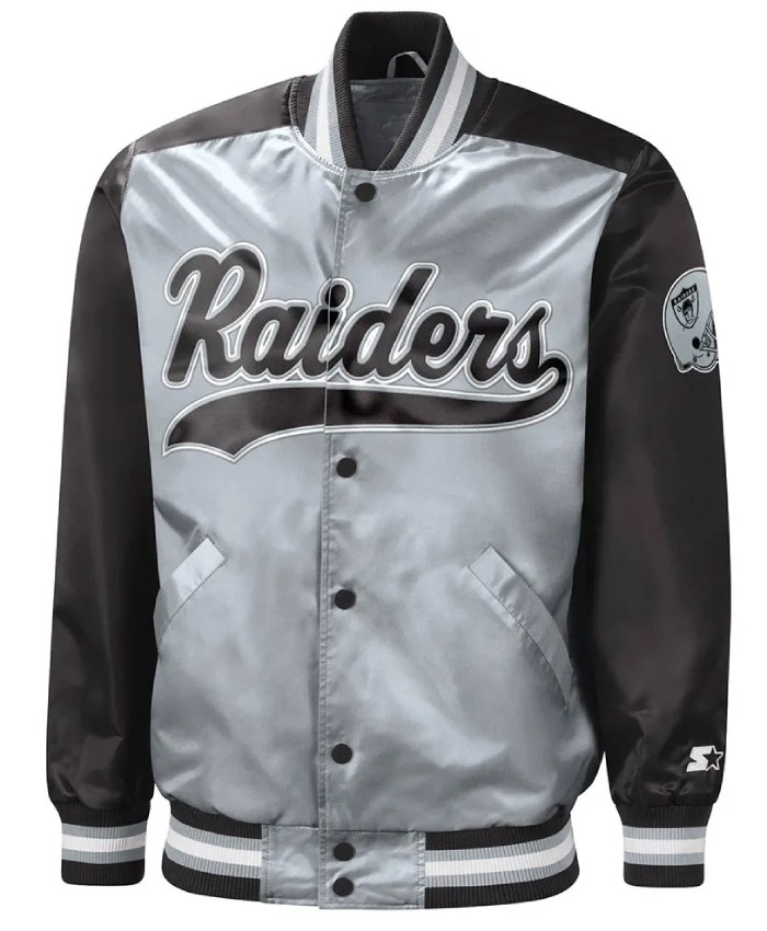 Shop The Tradition II Las Vegas Raiders Satin Jacket