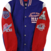 Super Bowl NY 4x Varsity Jacket