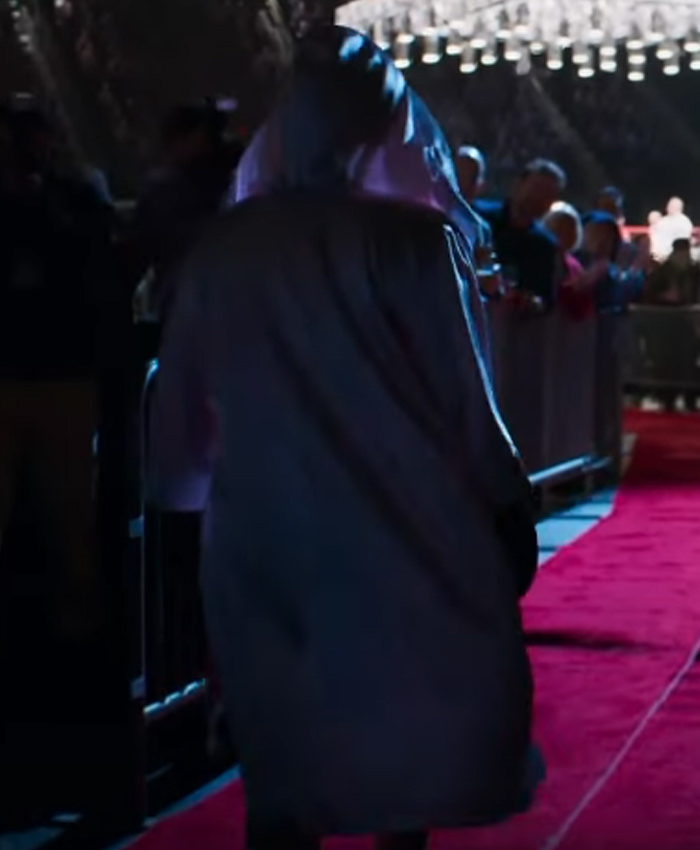 Sydney Sweeney Christy Martin Pink Robe