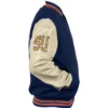 Syracuse S Blue And White Varsity Jacket For Men And Women