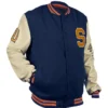 Syracuse S Letterman Varsity Jacket For Men And Women