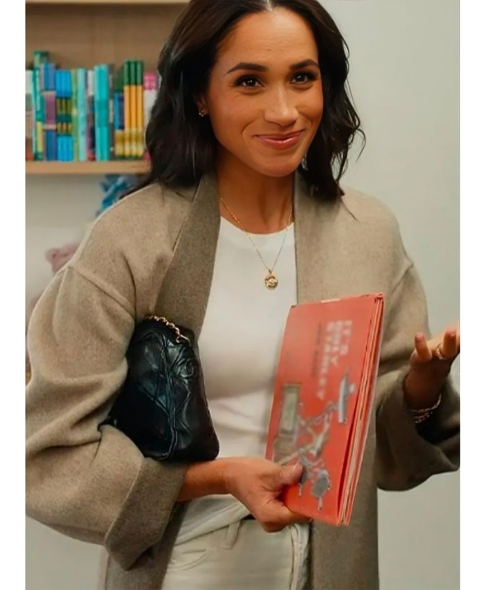 With Love Meghan S2 Meghan Markle Wrap Coat