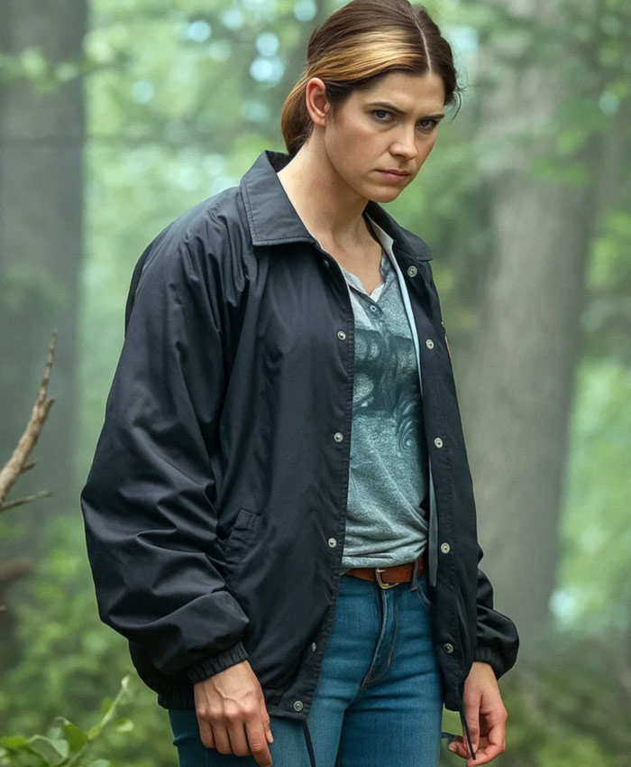 Task Tv Series S01 Alison Oliver Black Jacket