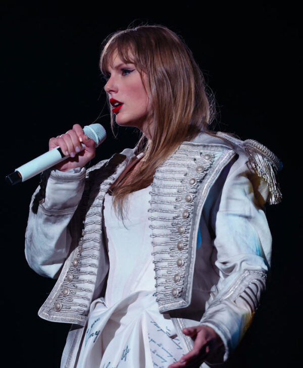 Taylor Swift Eras Tour White Jacket