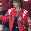 Taylor Swift Red Kansas City Chiefs 60 Varsity Jacket