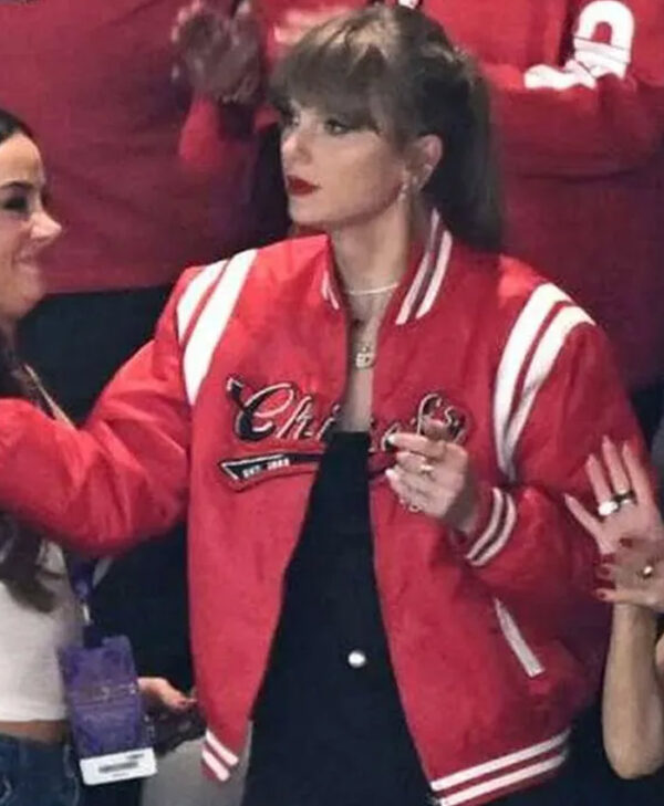 Taylor Swift Red Kansas City Chiefs 60 Varsity Jacket