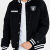 Las Vegas Raiders Team Black Bomber Jacket