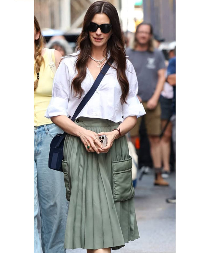 The Devil Wears Prada 2 Anne Hathaway Skirt