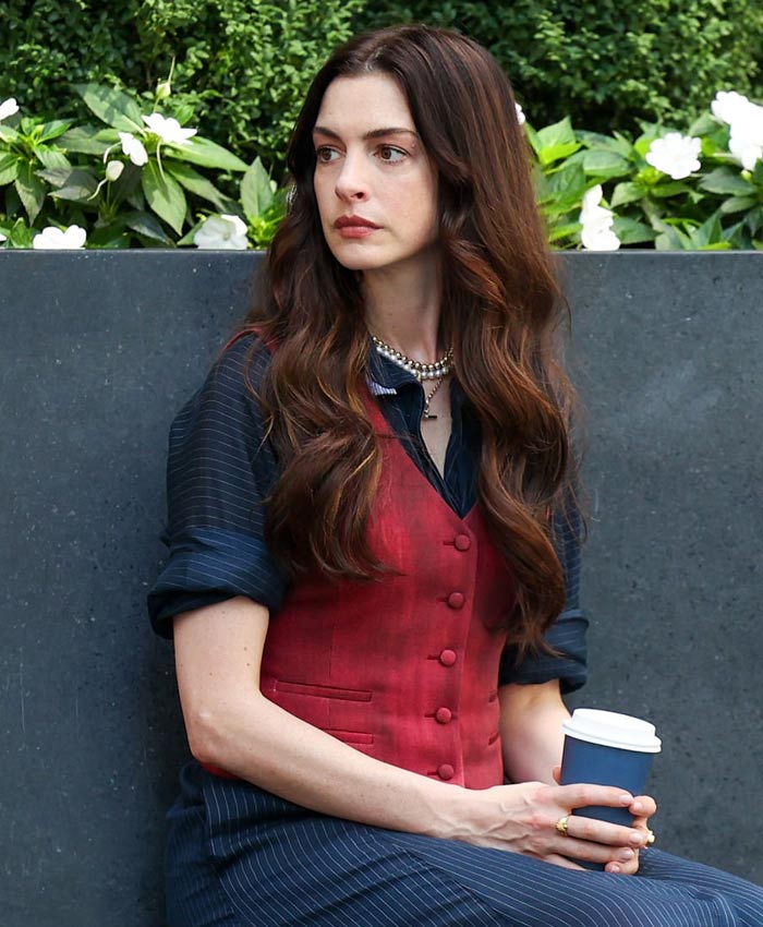 Shop The Devil Wears Prada Anne Hathaway Red Vest