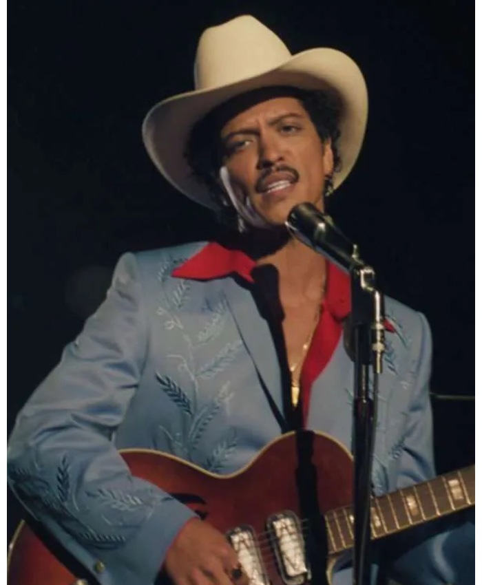 Song Die with a Smile 2024 Bruno Mars Blue Suit Buy Now