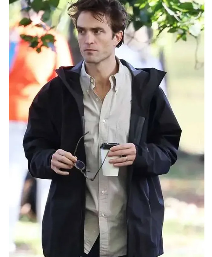 The Drama 2025 Robert Pattinson Black Hooded Jacket