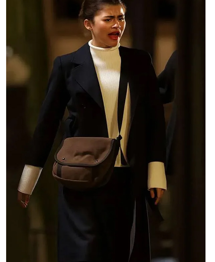 The Drama Zendaya Black Coat