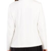 The Girlfriend Laura Sanderson White Wool Jacket