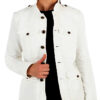 The Girlfriend Tv Series S01 Laura Sanderson White Wool Jacket