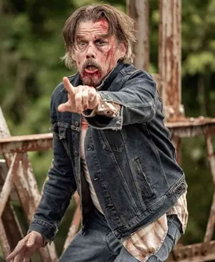 The Lowdown Ethan Hawke Blue Denim Jacket