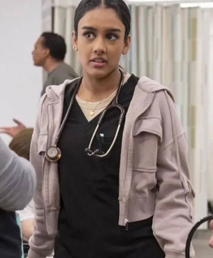 The Pitt Dr. Victoria Javadi Hooded Jacket