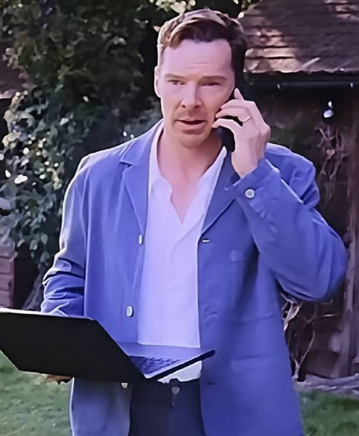 The Roses Benedict Cumberbatch Blue Jacket