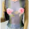 Marley Aliah TV Series The Runarounds 2025 Ruthie Bender Rose Printed Top