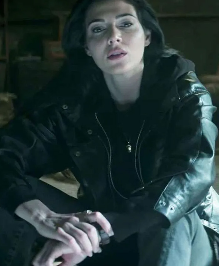 The Sandman S02 Razane Jammal Black Leather Jacket