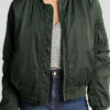 The Sandman Tv Series Razane Jammal Green Bomber Jacket