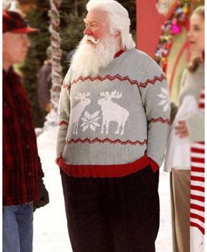 Tim Allen The Santa Clauses Santa’s Reindeer Christmas Sweater