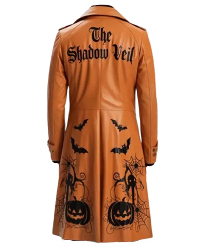 The Shadow Veil Leather Coat