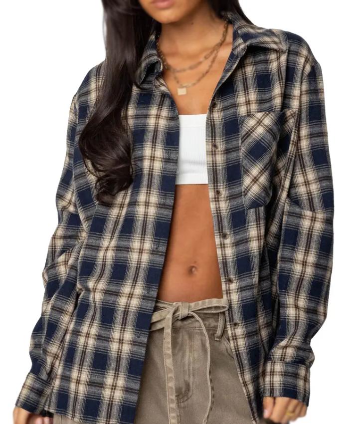 Mariah Copeland The Young and the Restless Camryn Grimes Plaid Shirt