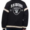 Las Vegas Raiders Tournament Black Varsity Jacket