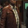 Tracy Jordan 30 Rock Brown Leather Jacket