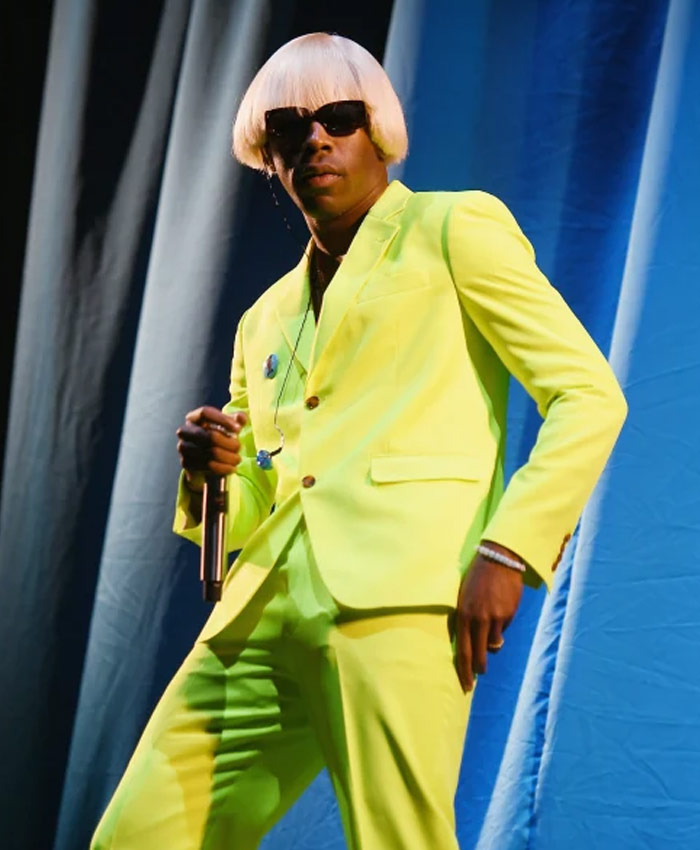 Tyler the Creator Neon Green Suit