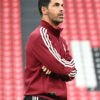 UEFA Champions League Mikel Maroon Arteta Jacket