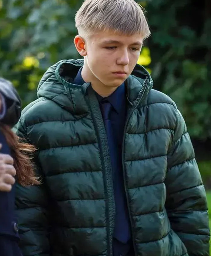 Shop Unforgivable Austin Haynes Green Hooded Jacket