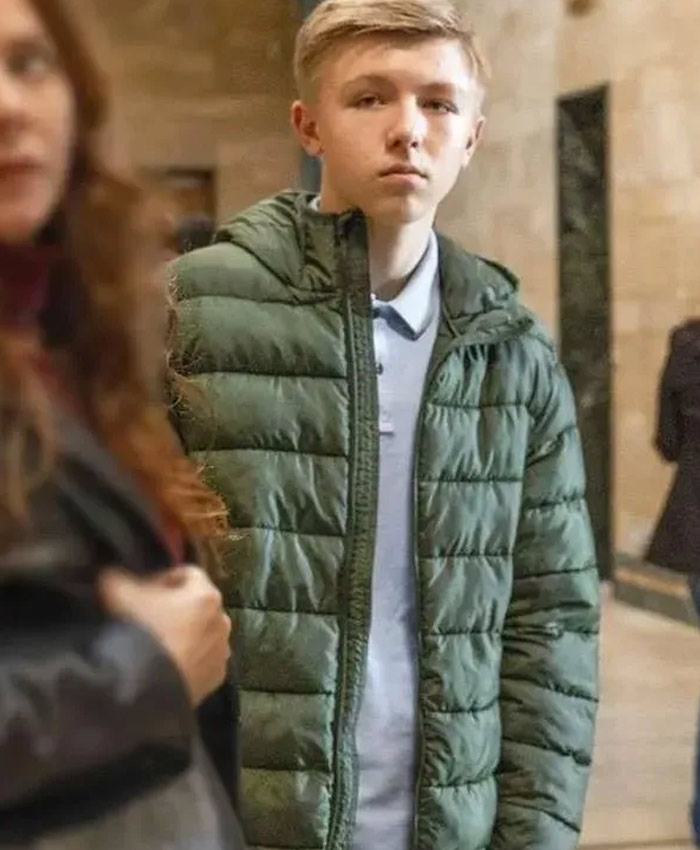 Buy Unforgivable Tom McKinney Green Puffer Hooded Jacket