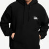 Unisex Black Stussy Pullover Style Hoodie