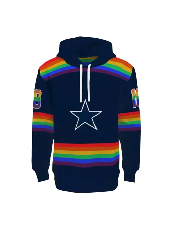 Cowboys Rainbow Hoodie