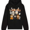 Unisex Halloween Labubu Black Pullover Hoodie