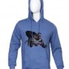 Venom Printed Halloween Blue Hoodie