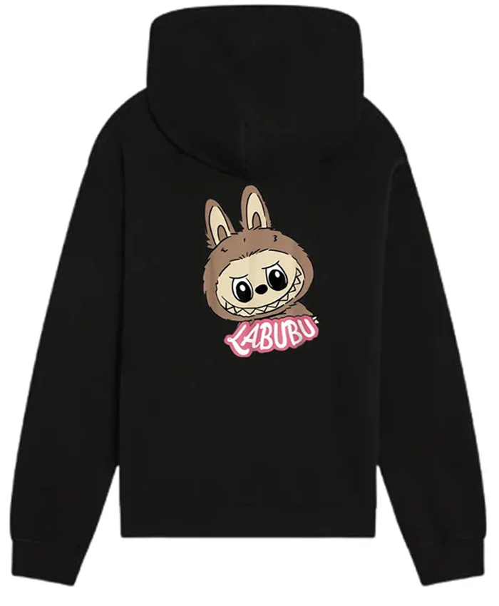 Unisex Labubu Black Hoodie