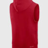 Unisex San Francisco 49ers Sideline Sleeveless Red Hoodie