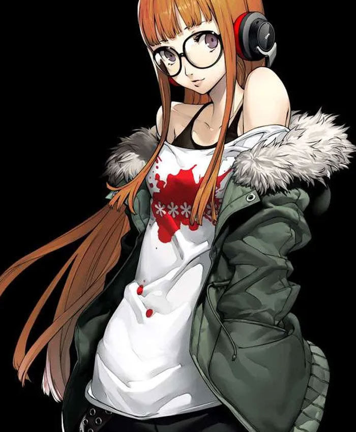 Video Game Persona 5 Futaba Sakura Green Hooded Jacket