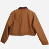 Vintage Carhartt X NY Yankees Brown Cotton Crop Jacket
