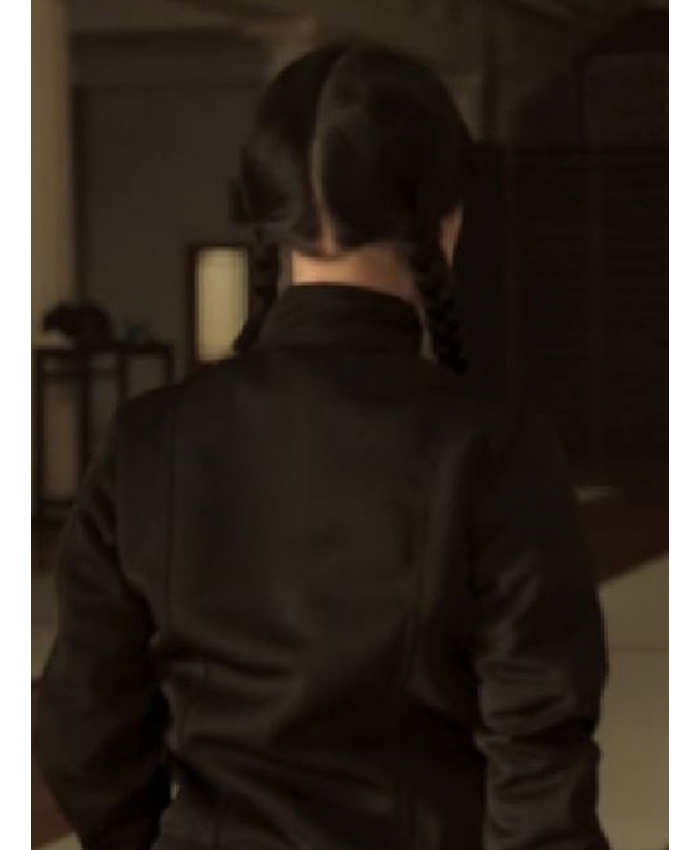 Wednesday Season 02 Wednesday Adams Turtle Neck Black Shirt