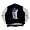 Where Wild Things Are Black and White Varsity Jacket for Men and Women