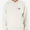 White Stussy Pullover Hoodie