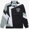 Las Vegas Raiders Windbreaker Full-Zip Jacket Black and Gray